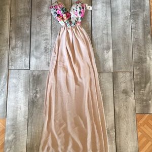 Tube top long dress